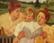 玛丽 史帝文森 卡萨特 : The Garden Reading